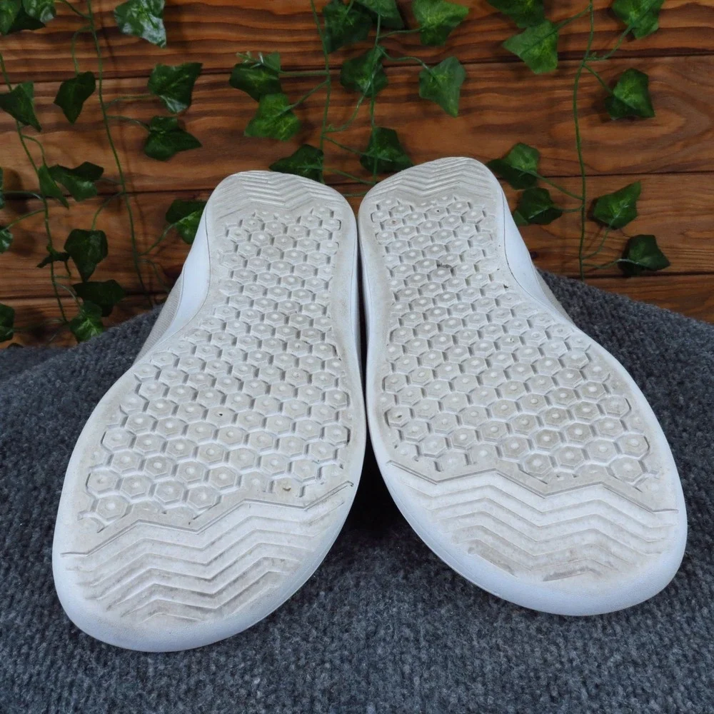 Whitin Men's Slip-On Casual Shoes Size 43 Light‎ Gray Canvas Minimalist Walking